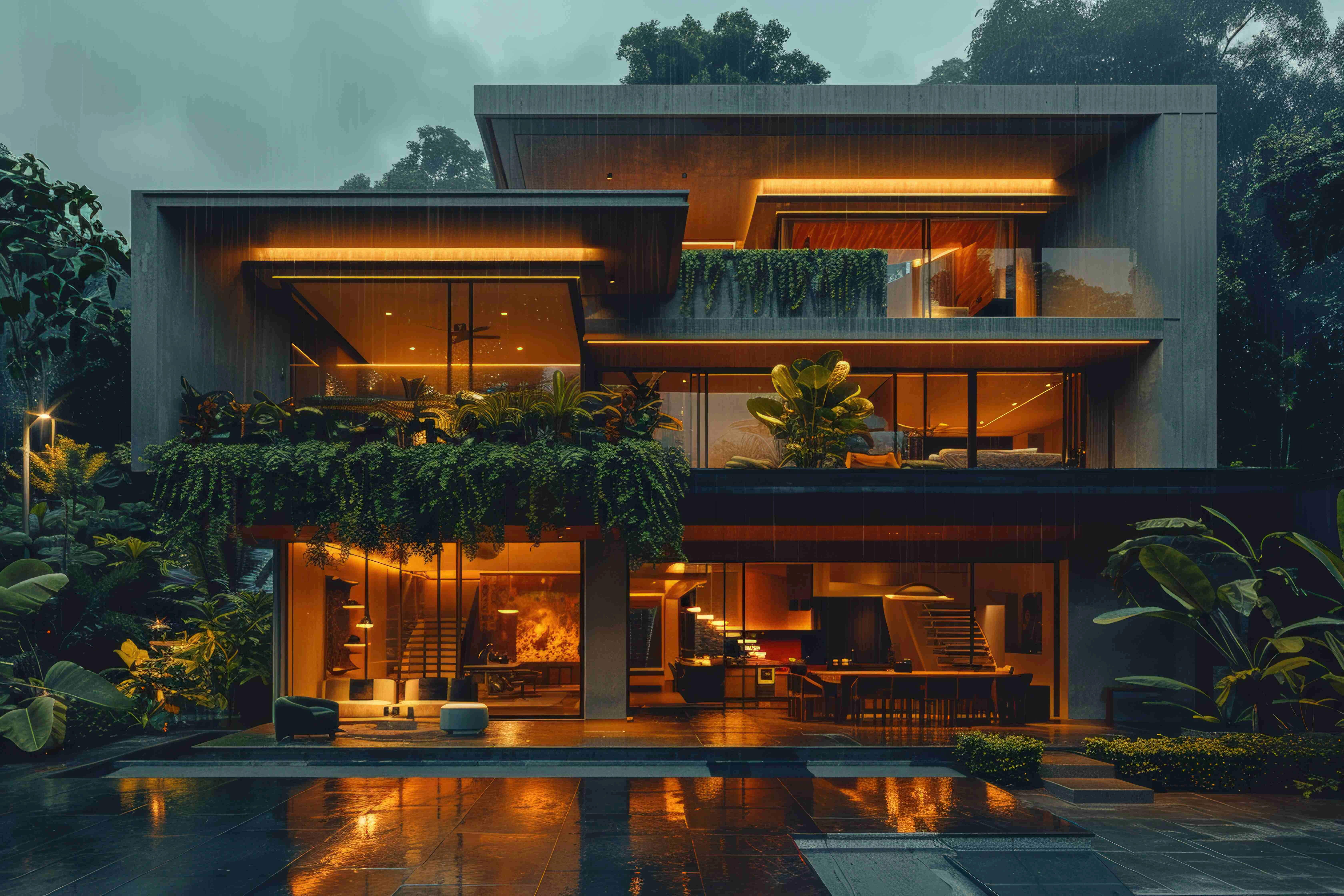 Villas, luxury villas and bungalows.