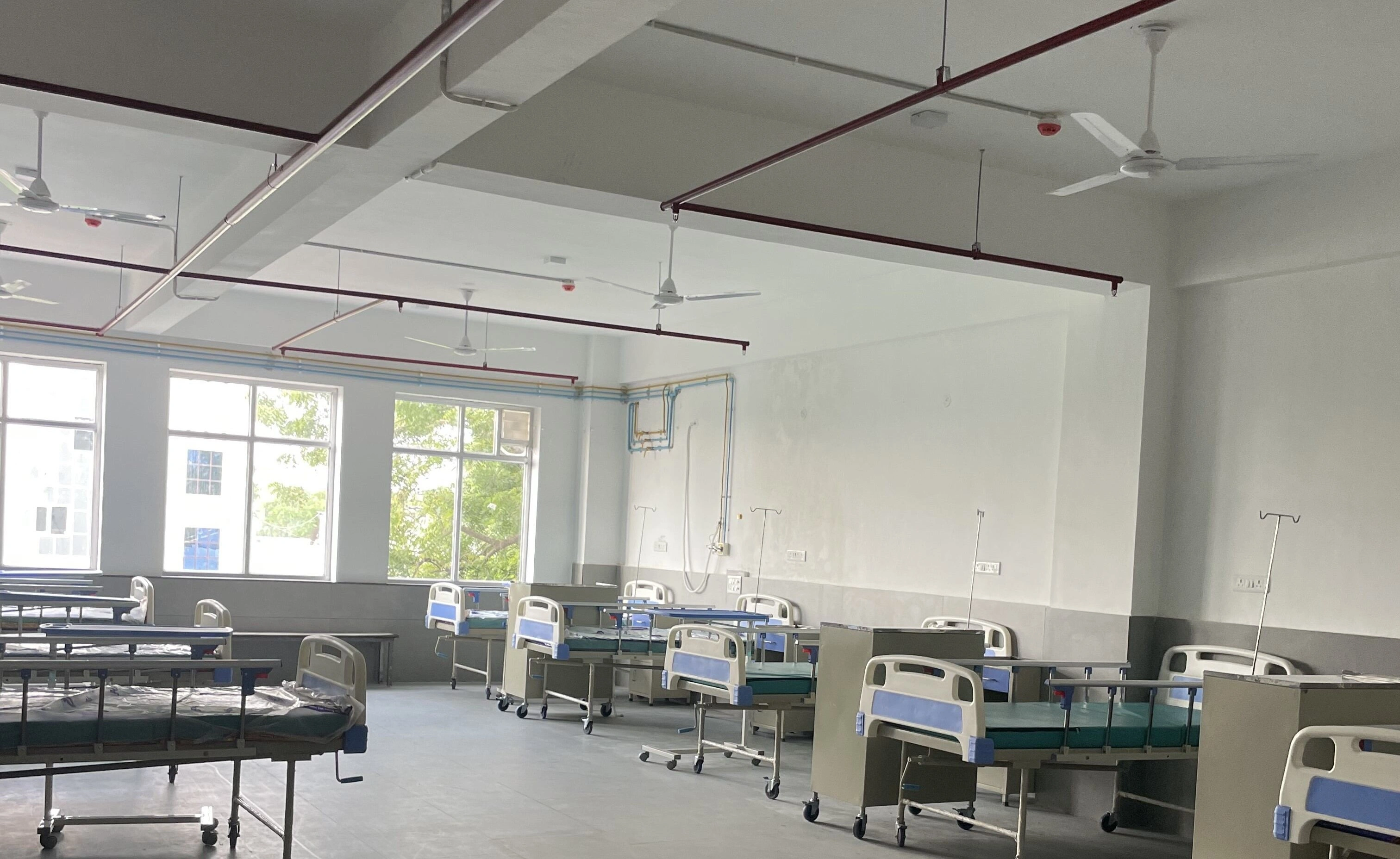 Hospitals and healthcare facilities.